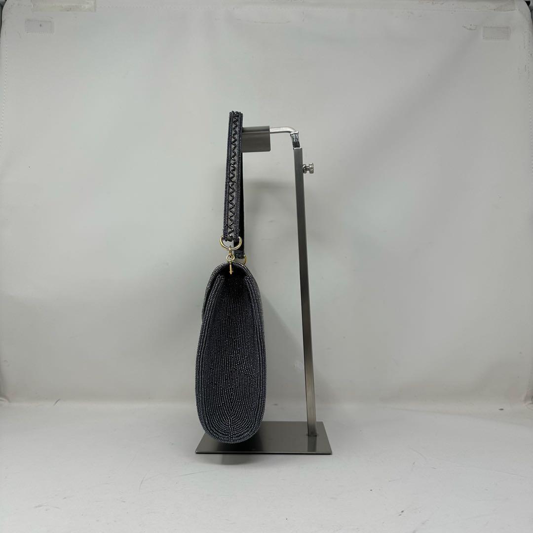 【美品】 KATORIYA ビーズバッグ 2way ショルダー付き 希少 h6