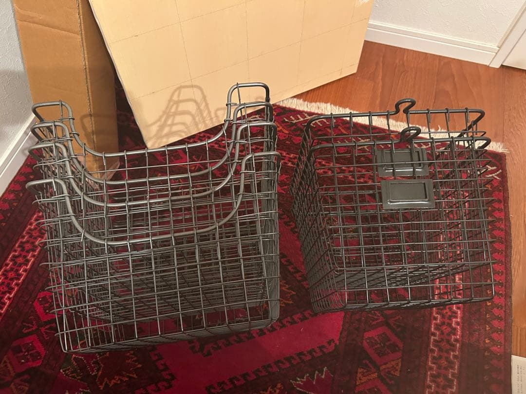 パシフィックファニチャーサービス　メタルバスケット① 3つ分