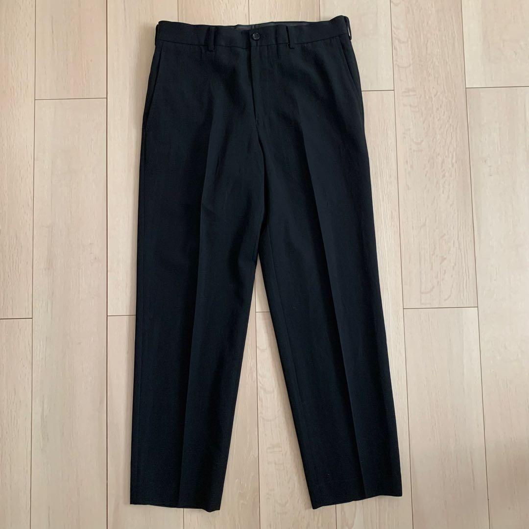 美品　コムデギャルソン　ウールスラックス　BLACK 2008年製　Ｓ