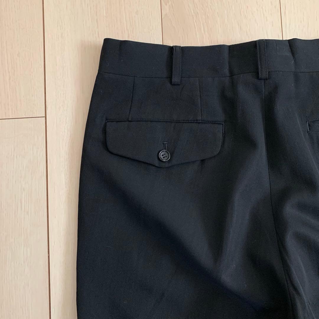 美品　コムデギャルソン　ウールスラックス　BLACK 2008年製　Ｓ