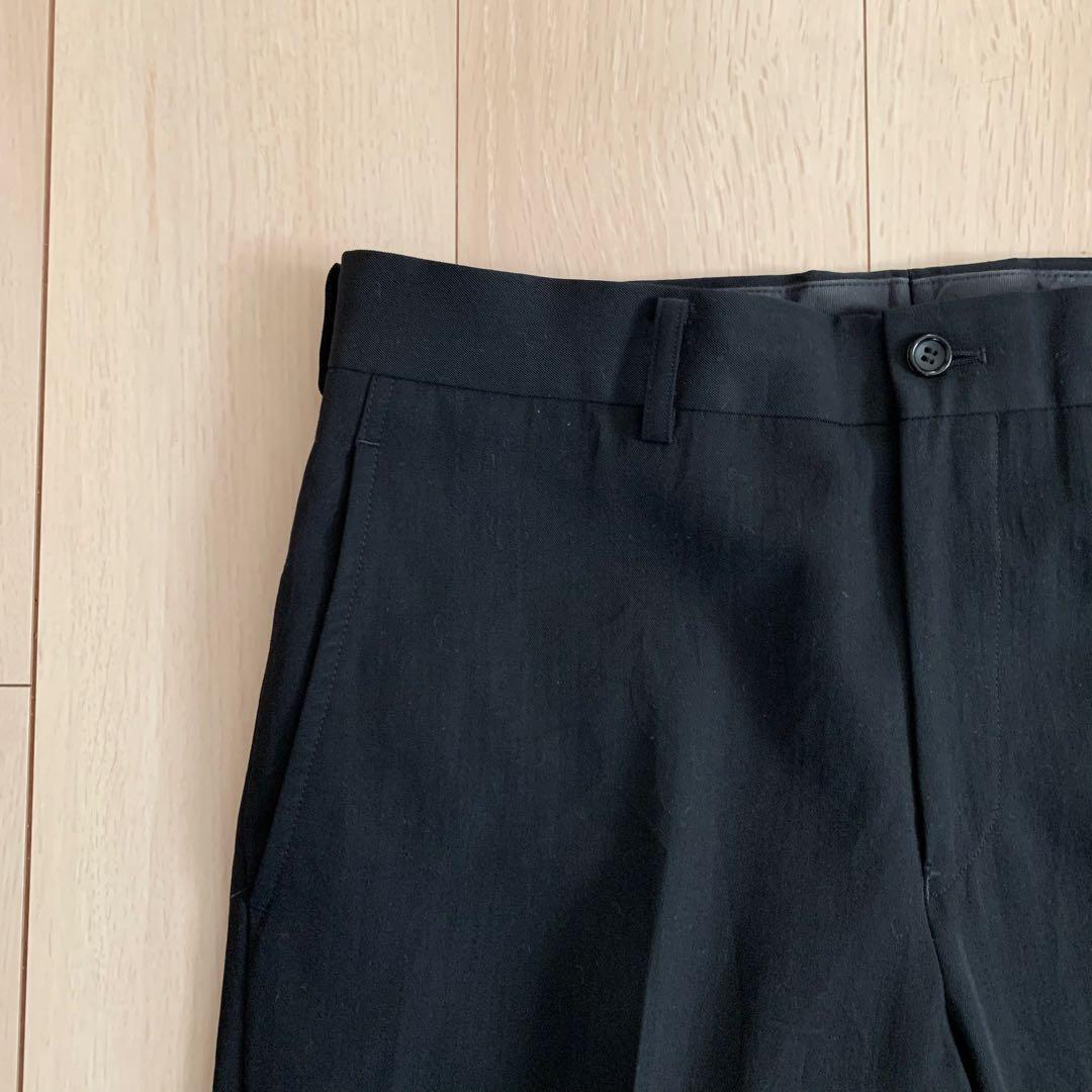 美品　コムデギャルソン　ウールスラックス　BLACK 2008年製　Ｓ