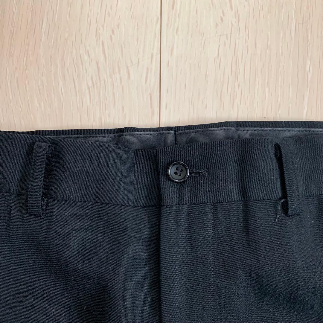 美品　コムデギャルソン　ウールスラックス　BLACK 2008年製　Ｓ