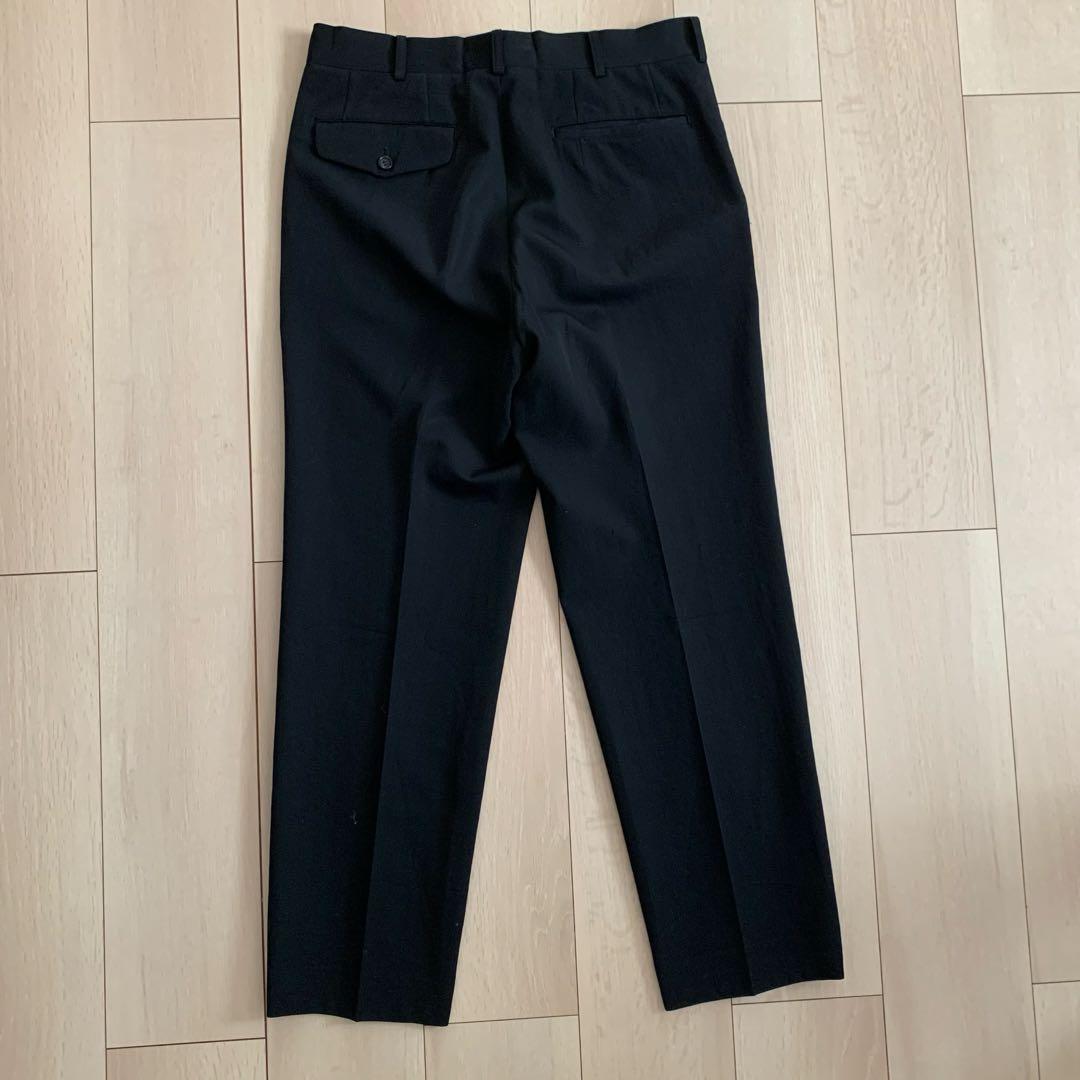 美品　コムデギャルソン　ウールスラックス　BLACK 2008年製　Ｓ