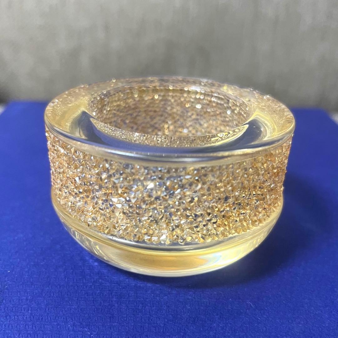 スワロフスキー　キャンドルホルダー　ゴールデンシャドウ　正規品　美品