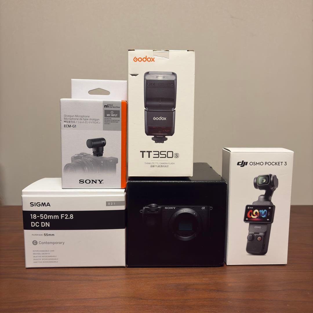DJI Osmo Pocket 3 & sony a6700 お得セット