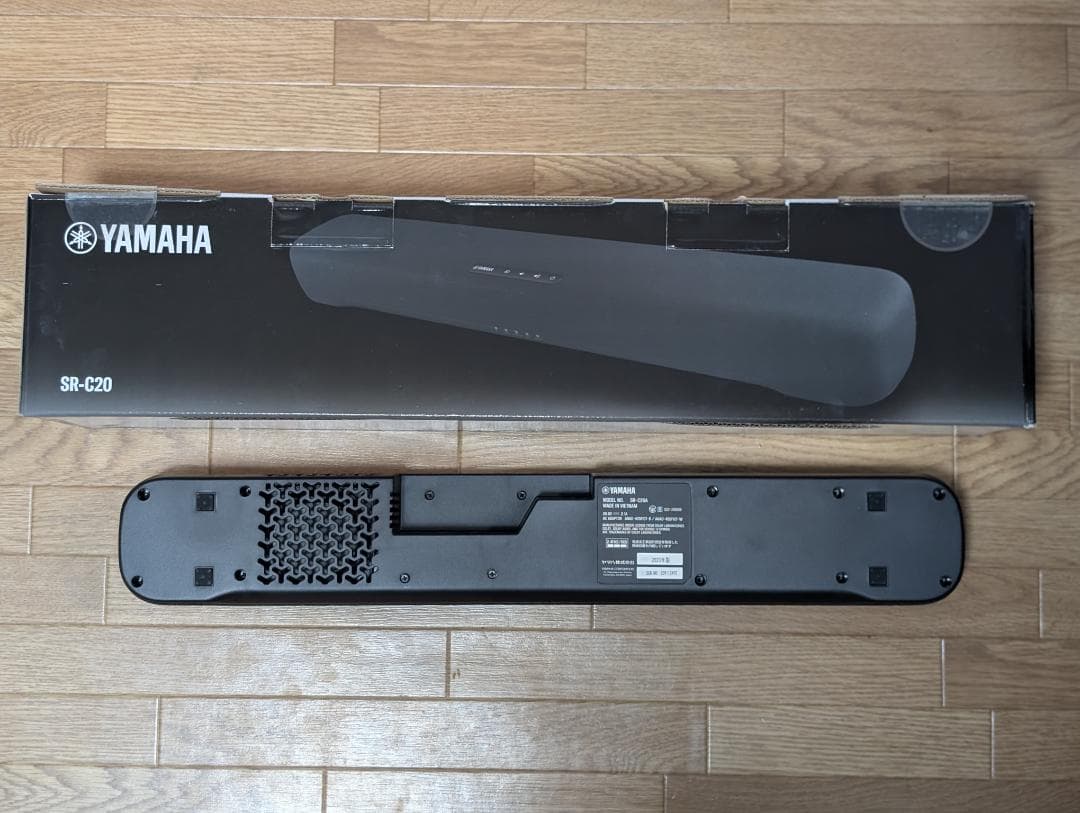 【美品】ヤマハ コンパクトサウンドバー SR-C20A 横幅60cm