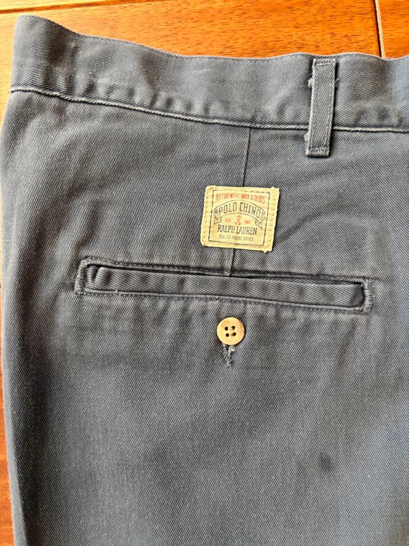 【90s 初期タグ】POLORALPHLAUREN チノ　madeinusa