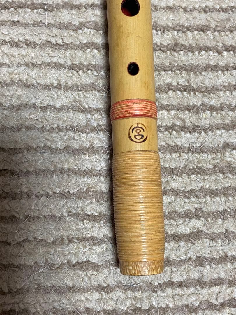 篠笛　唄笛　六本調子 宮本卯之助・丸宮印