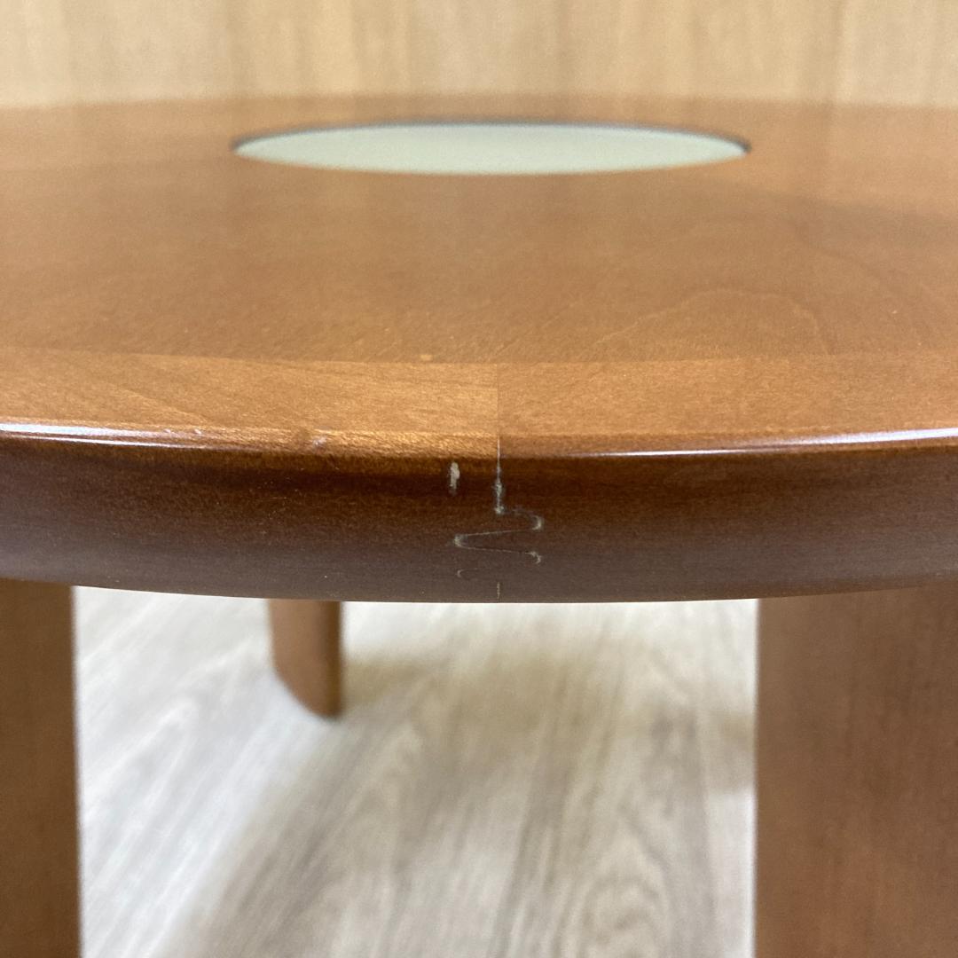 【マルニ】サイドテーブル　センターテーブル　リビングテーブル　円形