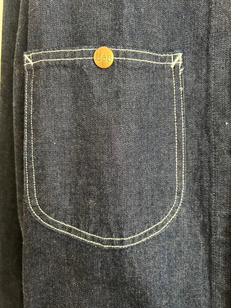 極美品　lee ダンガリーズ　カバーオール　ロコジャケット　Lサイズ