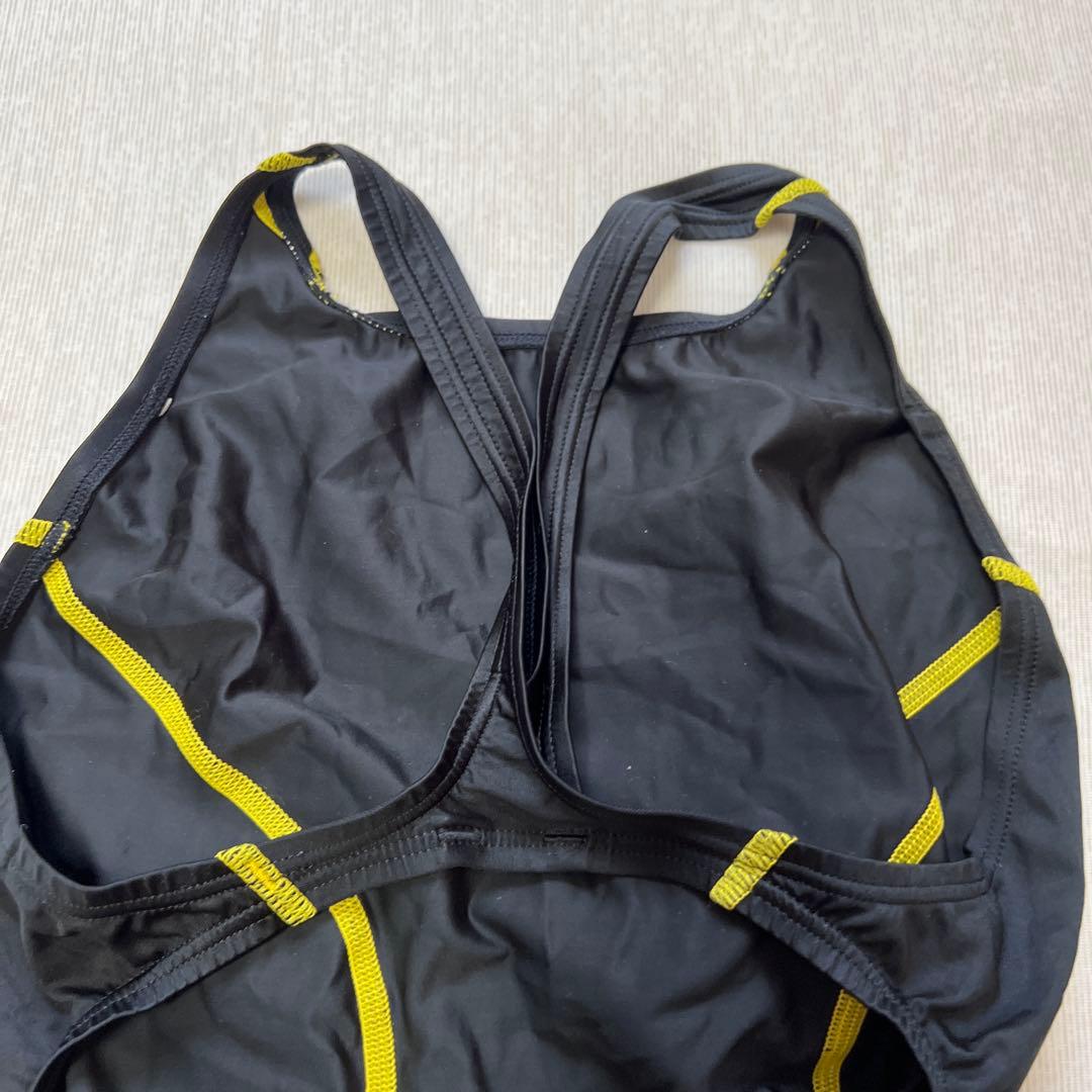 arena スポーツ用水着 黒/黄 ハイカット