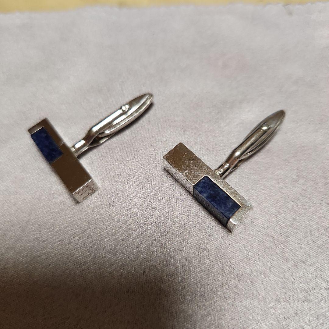 ALFREDDUNHILL..シルバー925.ラピスラズリカフスリンク。