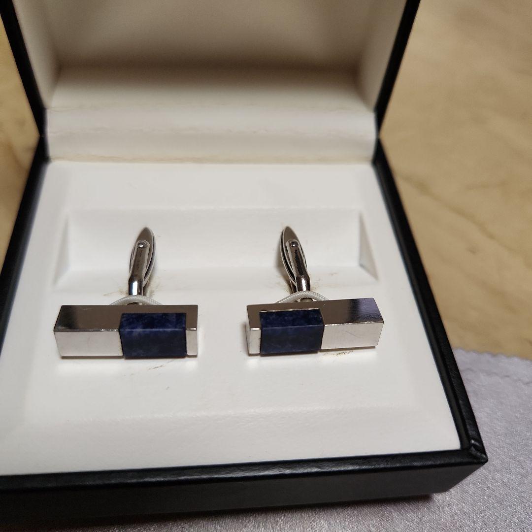 ALFREDDUNHILL..シルバー925.ラピスラズリカフスリンク。