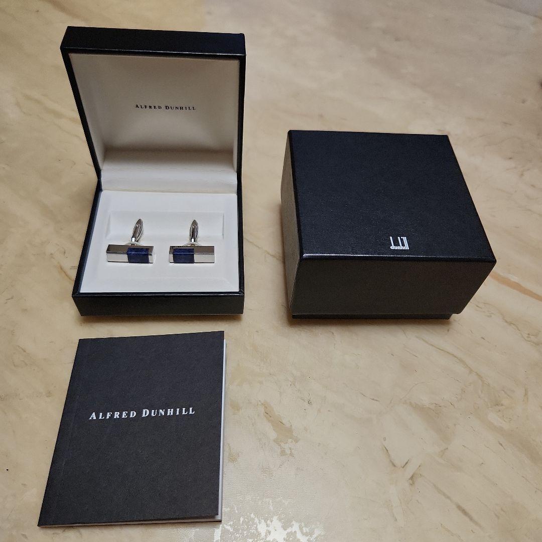 ALFREDDUNHILL..シルバー925.ラピスラズリカフスリンク。