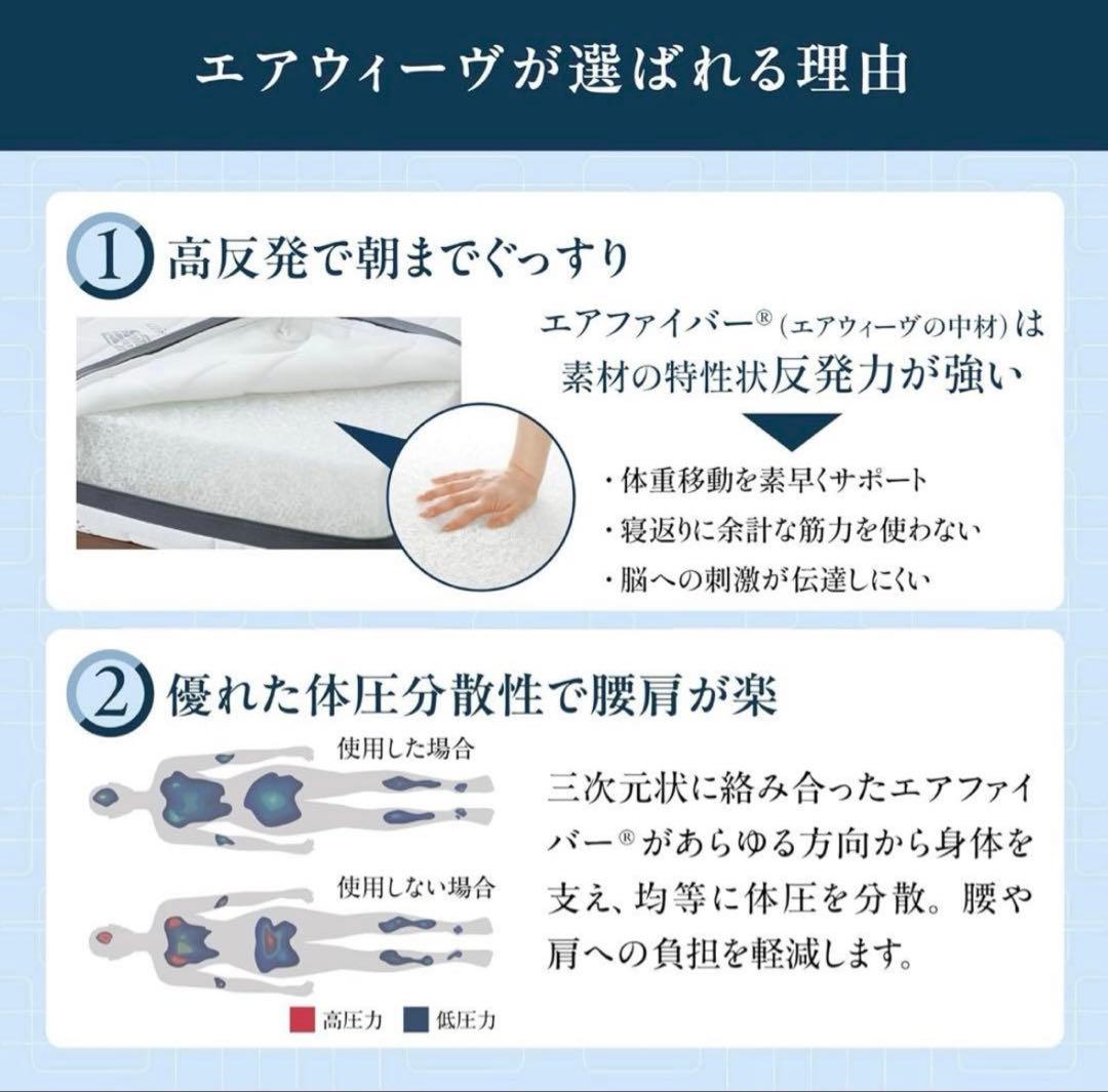 新品　エアウィーヴ スマート Z01 マットレス シングル 三つ折りマットレス