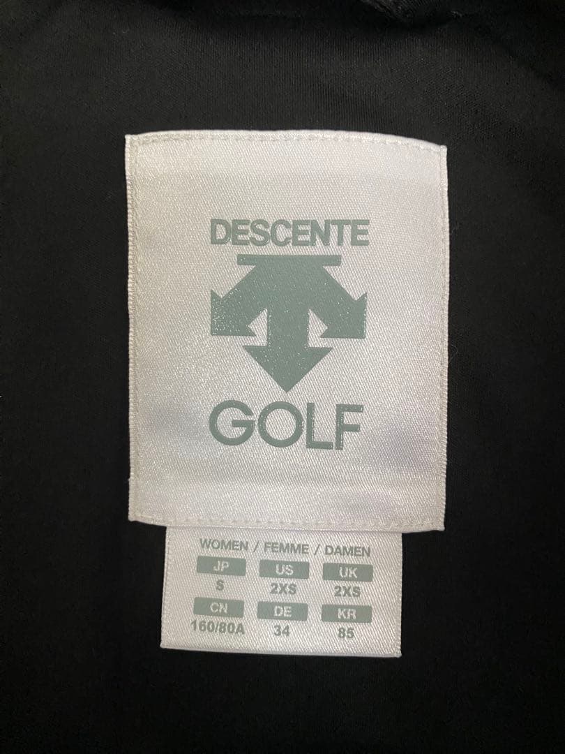 DESCENTE GOLF Sサイズ ダウンジャケット