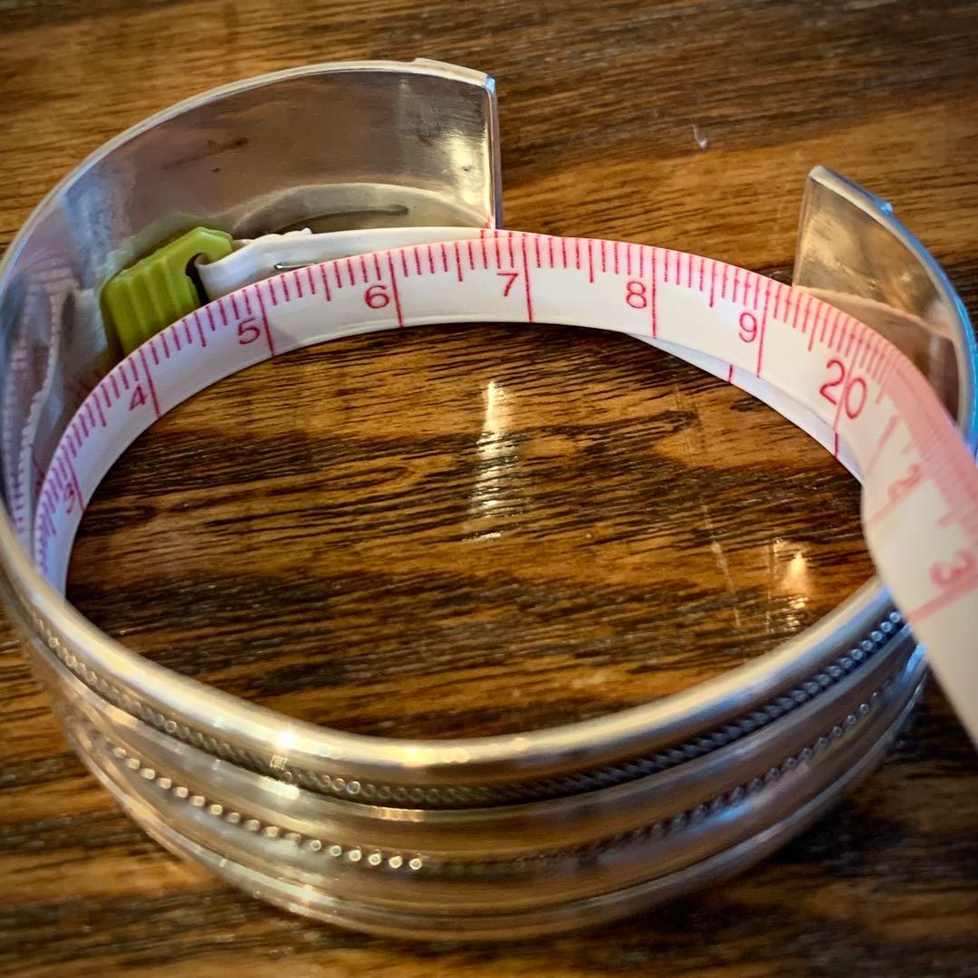 ☆★ silver925 バングル ライン装飾インディアンジュエリー★☆