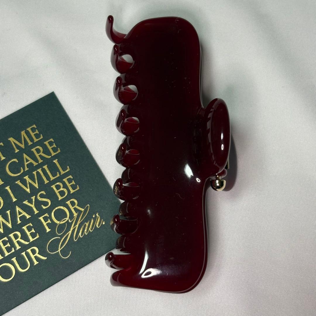 【Undo Hairware】No. 4 Claw クリップ　ボルドー