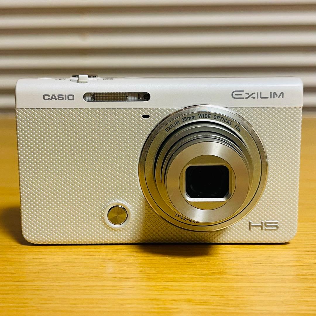 【♡hrm♡プロフ必読】カシオ EXILIM EX-ZR70WE ホワイト