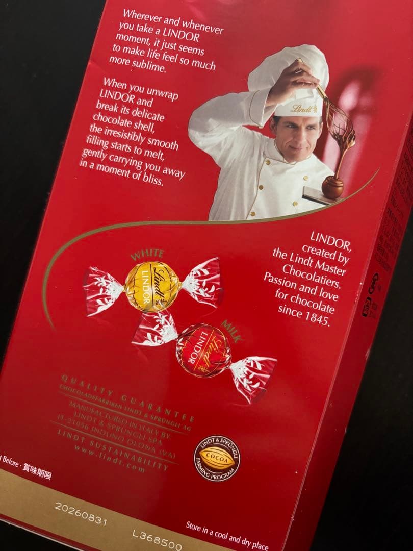 コストコ　LINDOR リンツ　レッドアソート600g×3箱