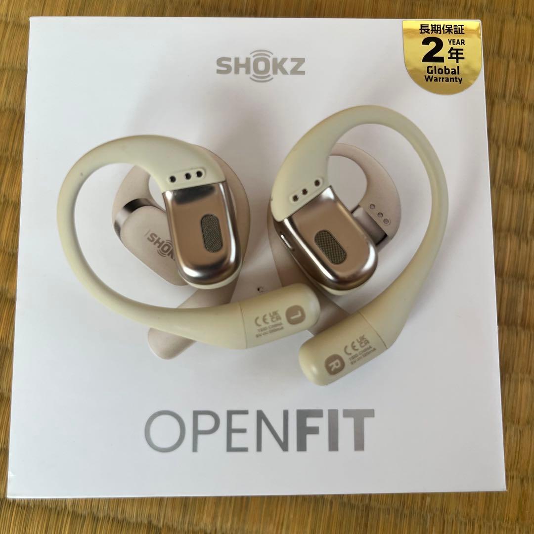 SHOKZ OPENFIT ワイヤレスイヤホン 動作中古品