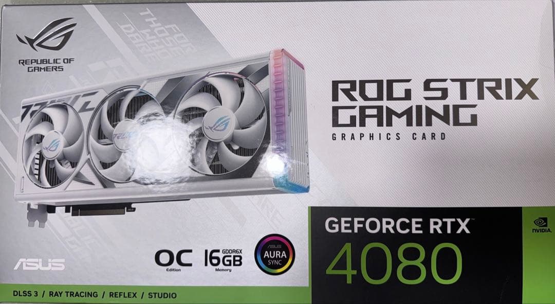 グラフィックボード・グラボ・ビデオカード ASUS ROG STRIX GeForce RTX 4080 OC