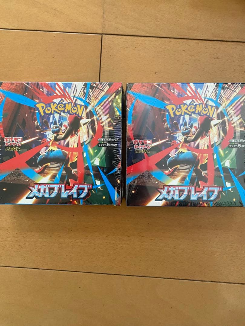 ポケモンカードゲーム メガブレイブ　シュリンク付き　2BOX