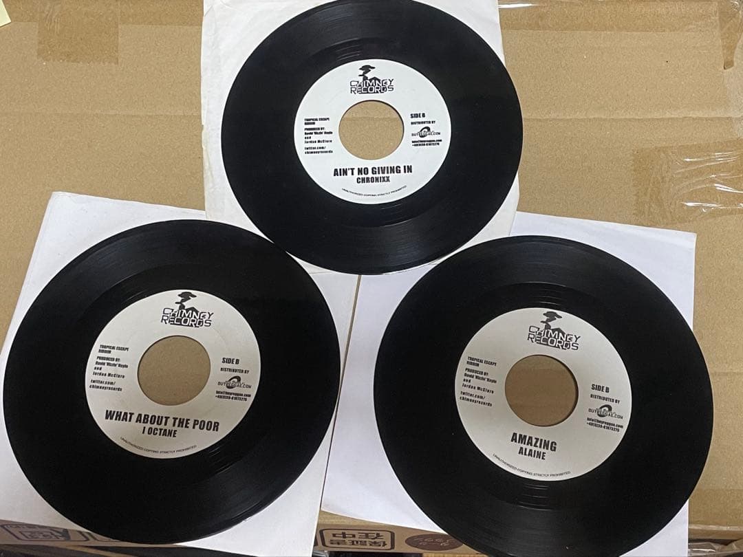 TROPICAL ESCAPE RIDDIM レコード7インチ3枚セット