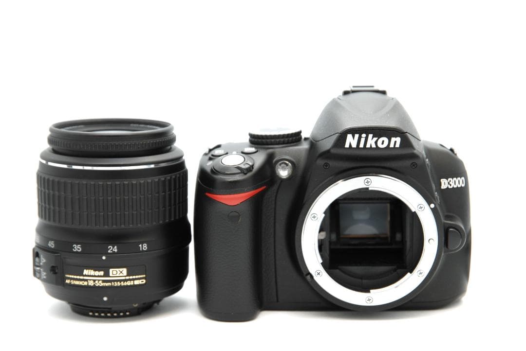 Nikon D3000 レンズセット 18-55mmGⅡ 美品 3435枚