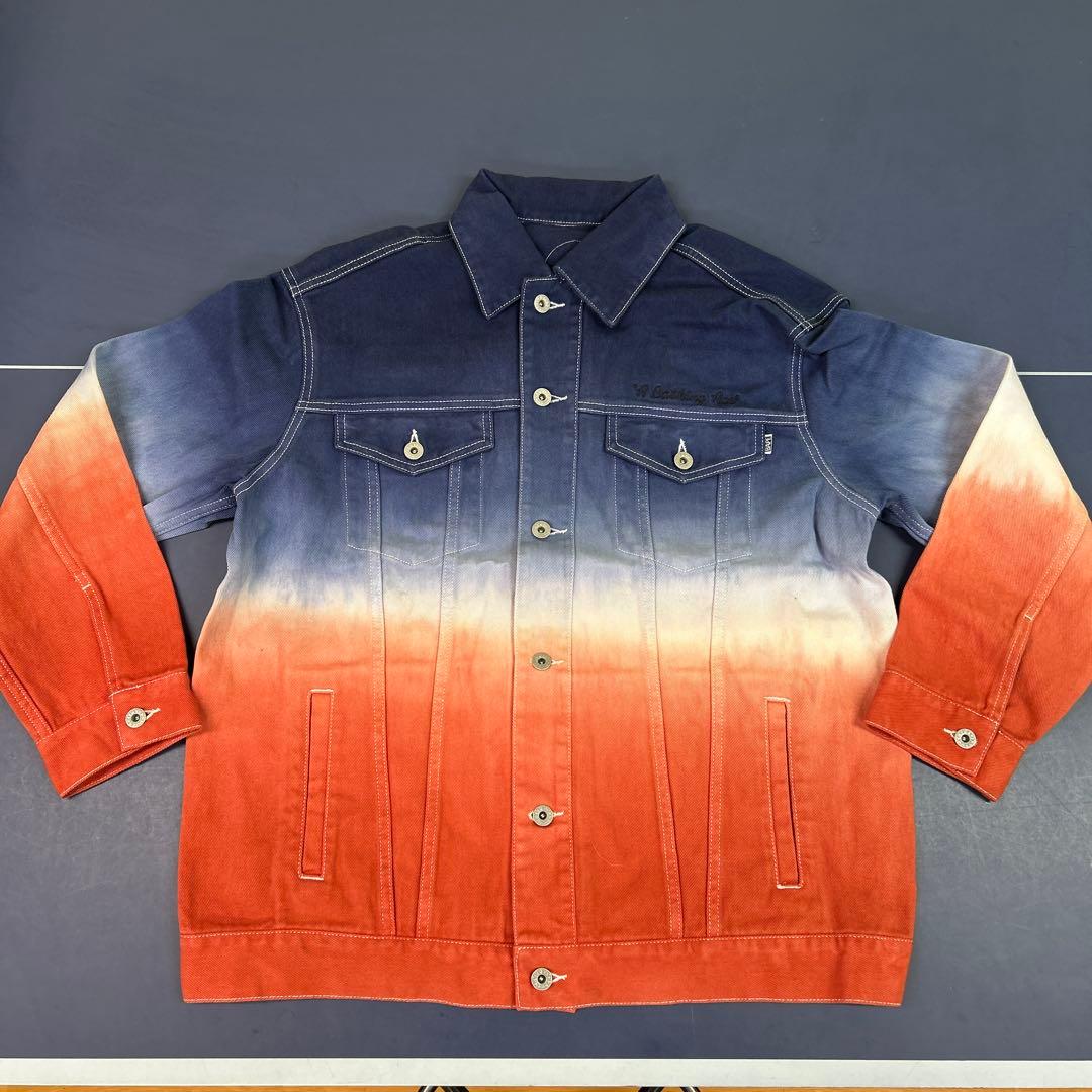 トップス A BATHING APE GRADATION DENIM JACKET
