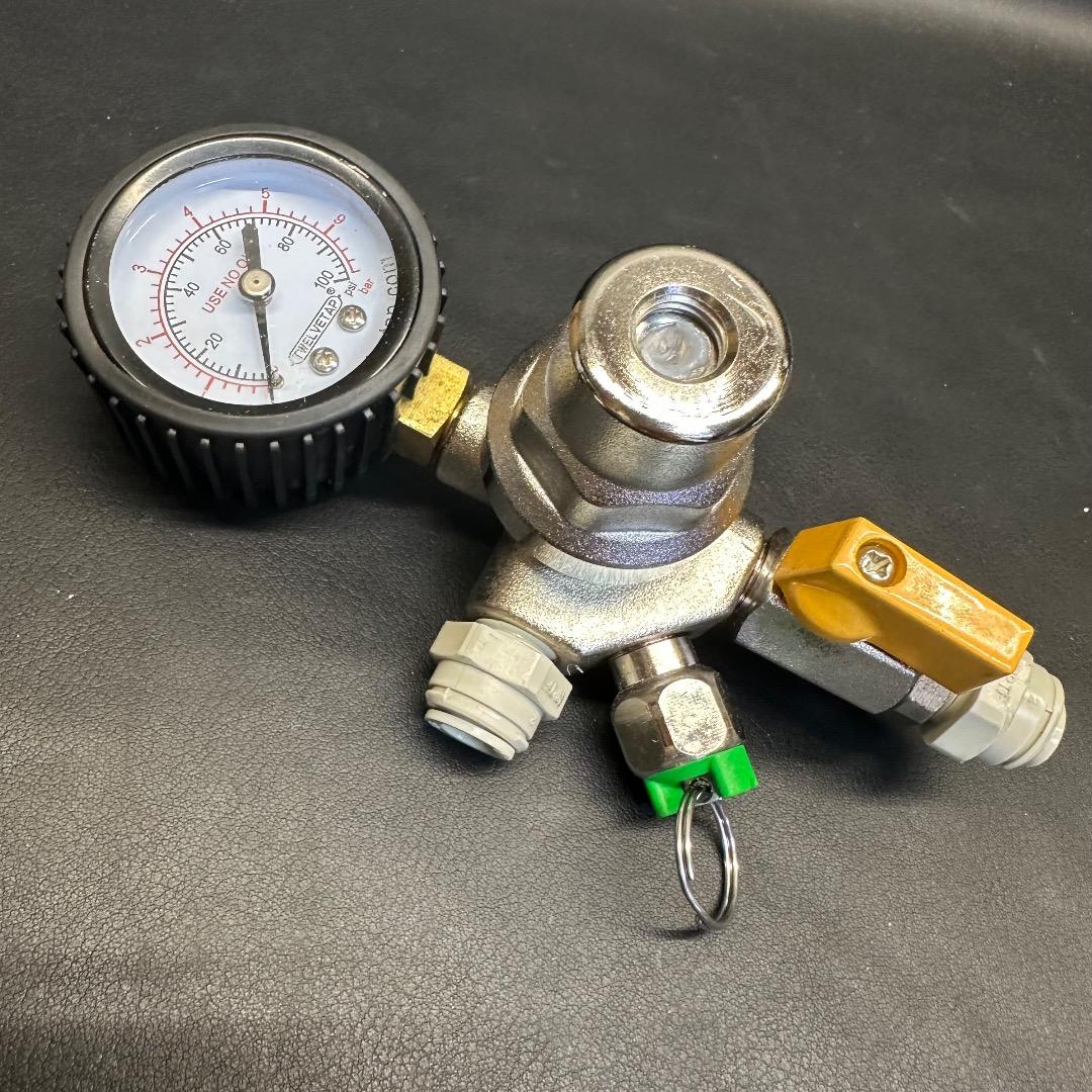 ♡Hd左1002 未使用保管品 TWELVETAP CO2レギュレーター