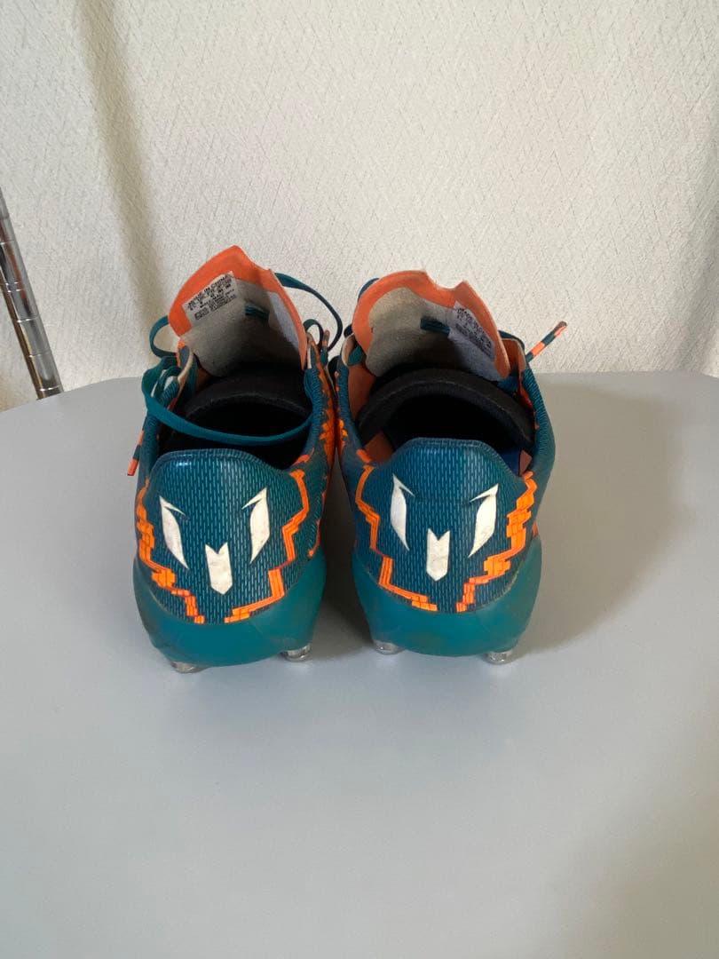 アディダス アディゼロ F50 SG LM(オレンジ×グリーン)