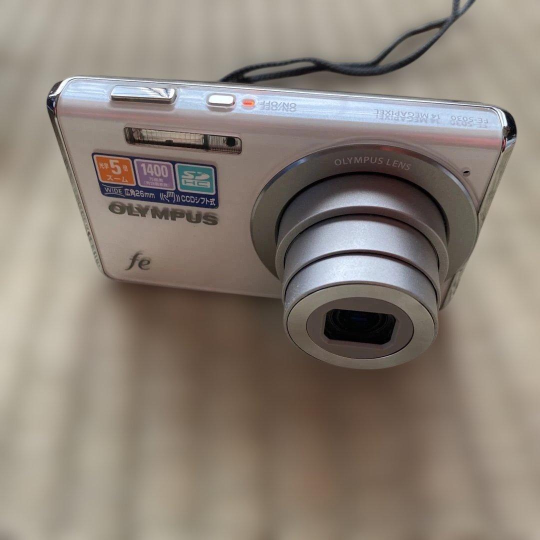 OLYMPUS FE-5030 コンパクトデジタルカメラ ピンク 動作品