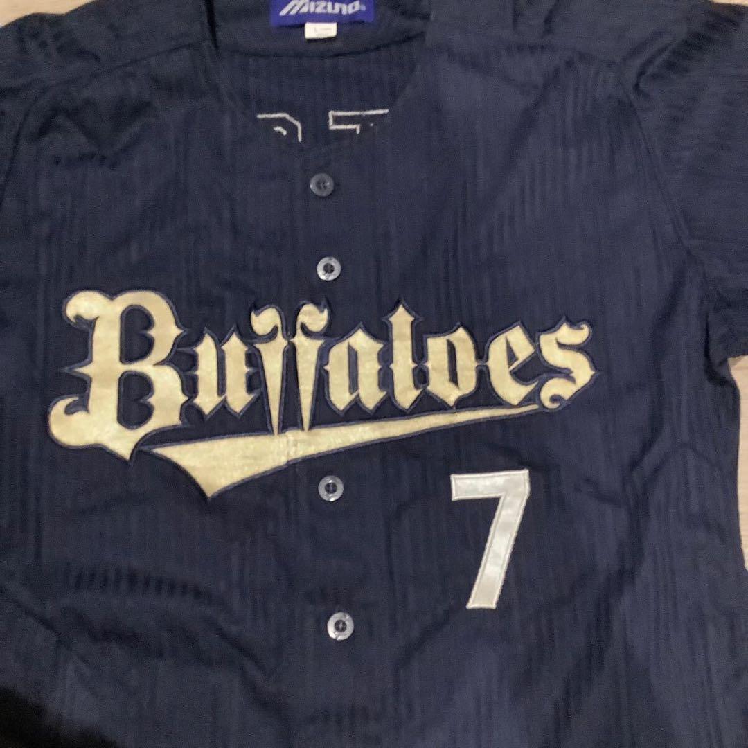 オリックスバファローズ　糸井嘉男　サードユニフォーム　Lサイズ　MIZUNO