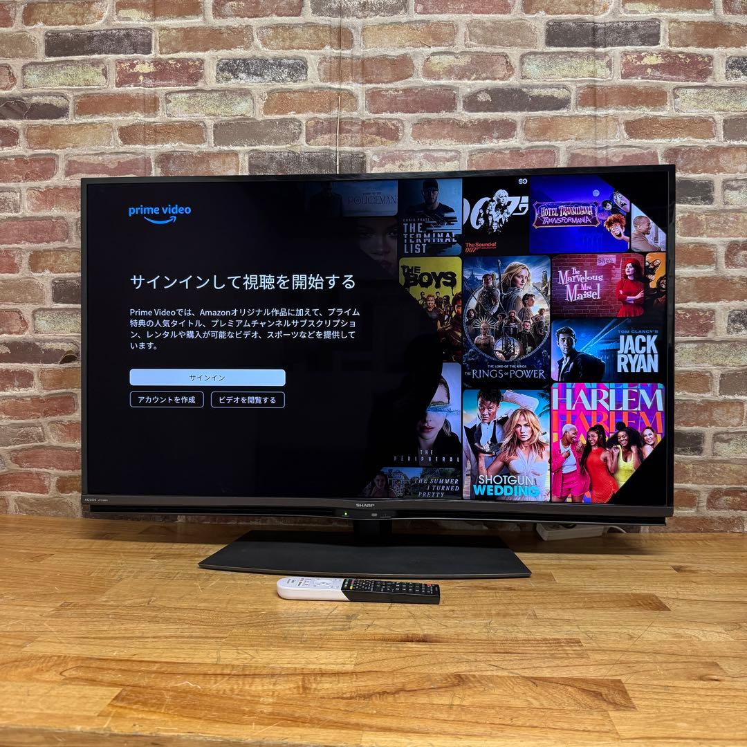 シャープ 45V型 4K 液晶テレビ Android TV 4T-C45BN1