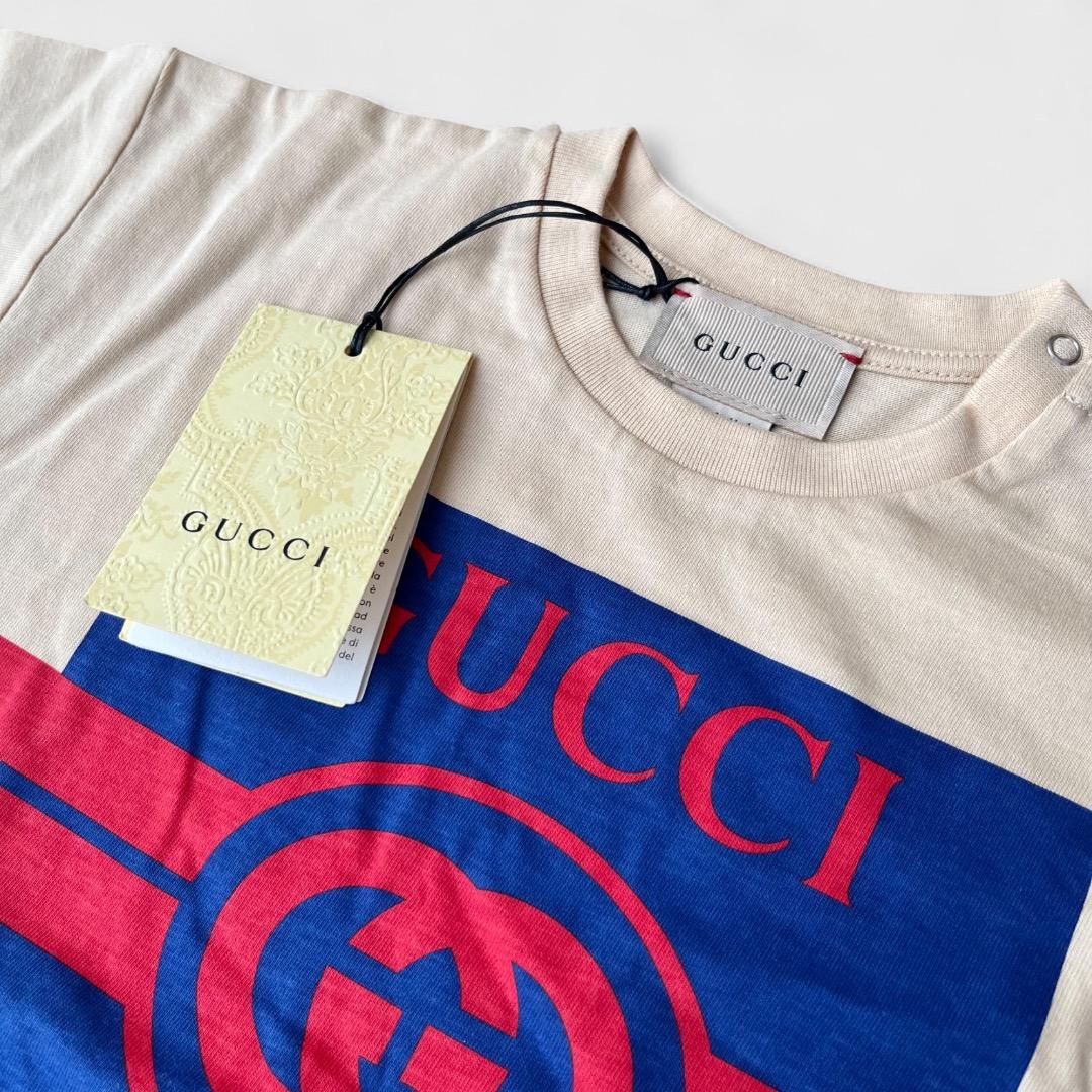 未使用品 グッチ セットアップ Tシャツ パンツ キッズ インターロッキングG