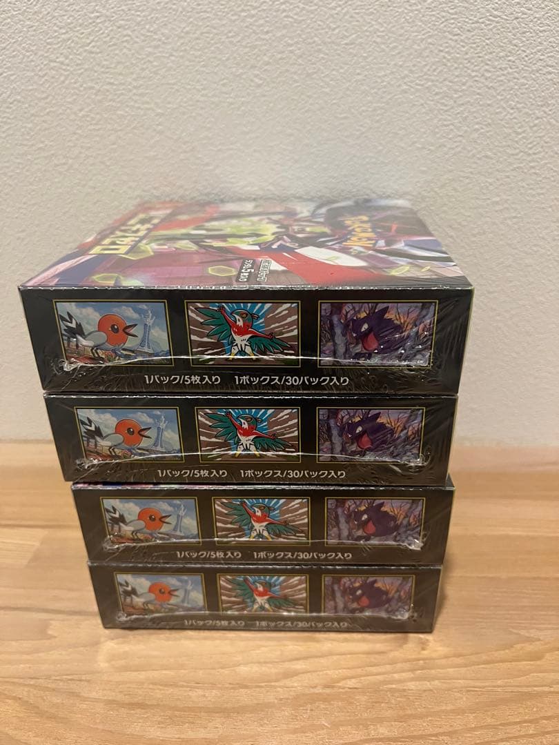 ポケモンカード ムニキスゼロ 4BOX シュリンク付き新品未開封