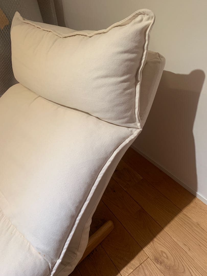 無印良品 リクライニングソファ+オットマンセット(➀リクライニングソファ)