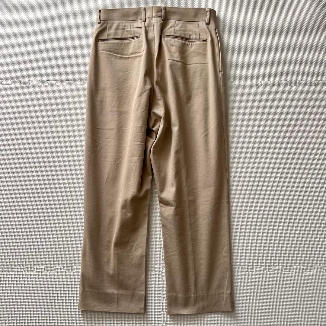 美品 NEAT 2タック テーパード チノパン ベージュ 46 スラックス