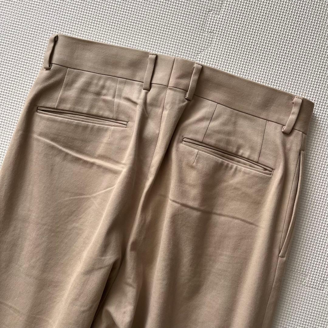 美品 NEAT 2タック テーパード チノパン ベージュ 46 スラックス