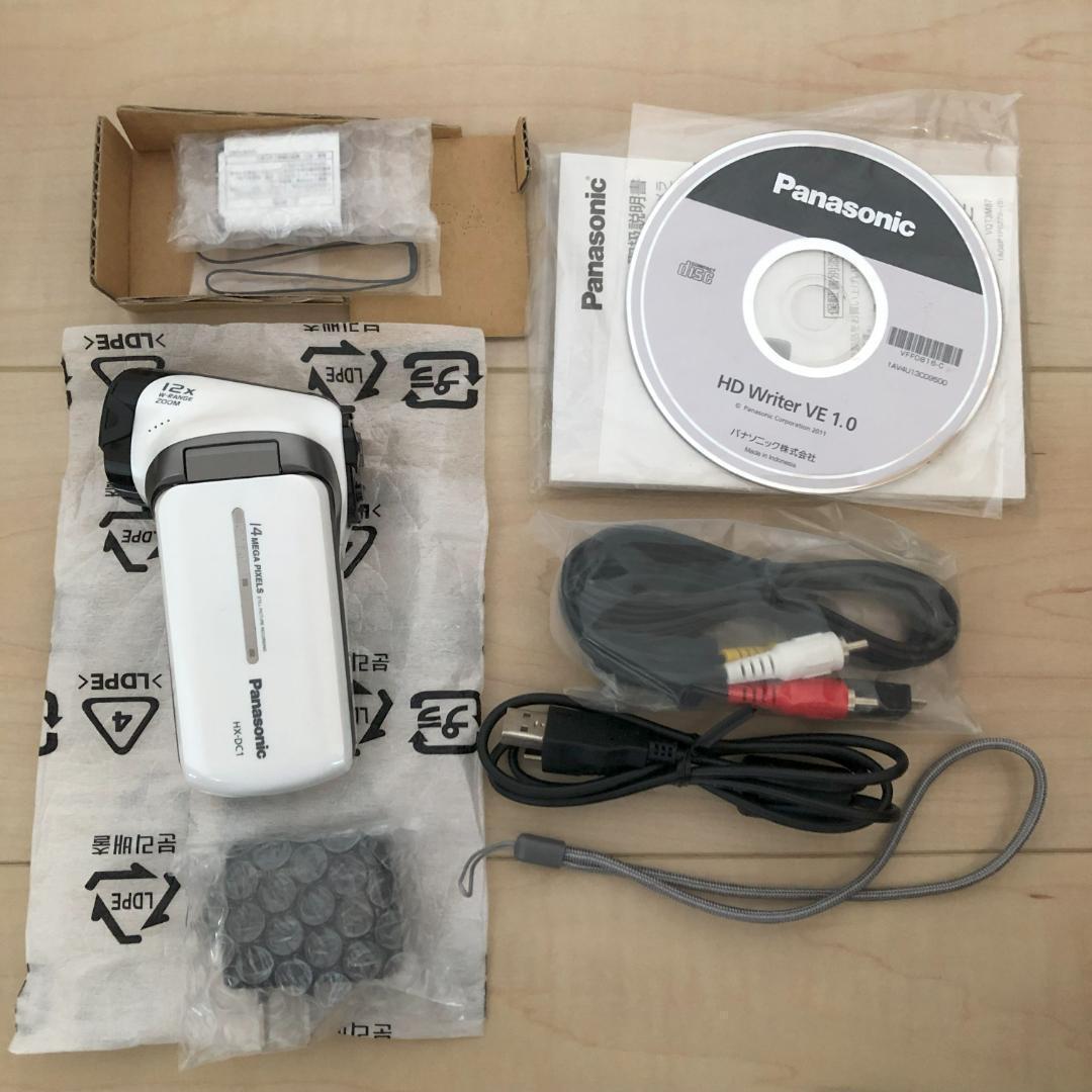 パナソニック デジタルムービーカメラ HX-DC1 HX-DC1-W