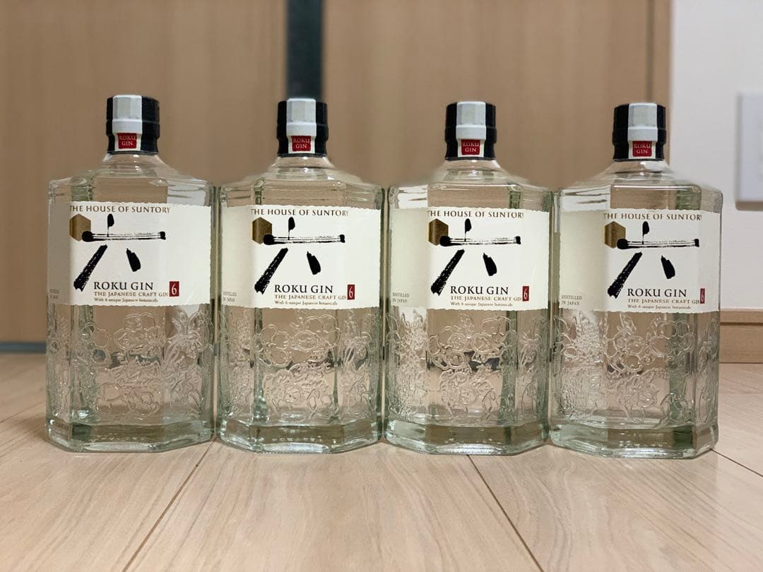 【最終値下げ】 サントリー　六ジン　700ml　4本セット