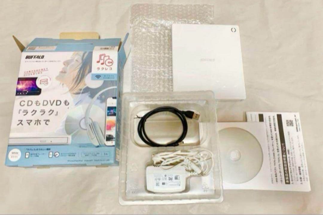 BUFFALO ラクレコ スマホ対応 DVD再生対応