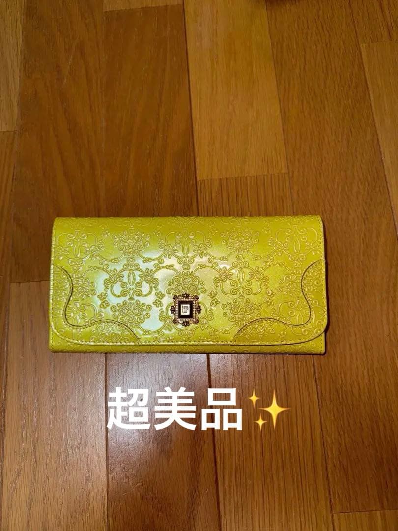 【超美品】ANNA SUI アナスイ ルーミー イエロー長財布