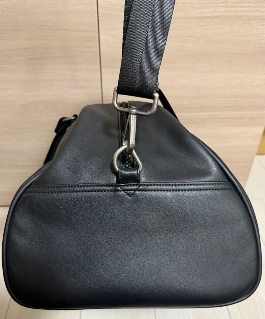 【美品】DIESEL 2way ボストンバッグ レザー ブラック 大容量