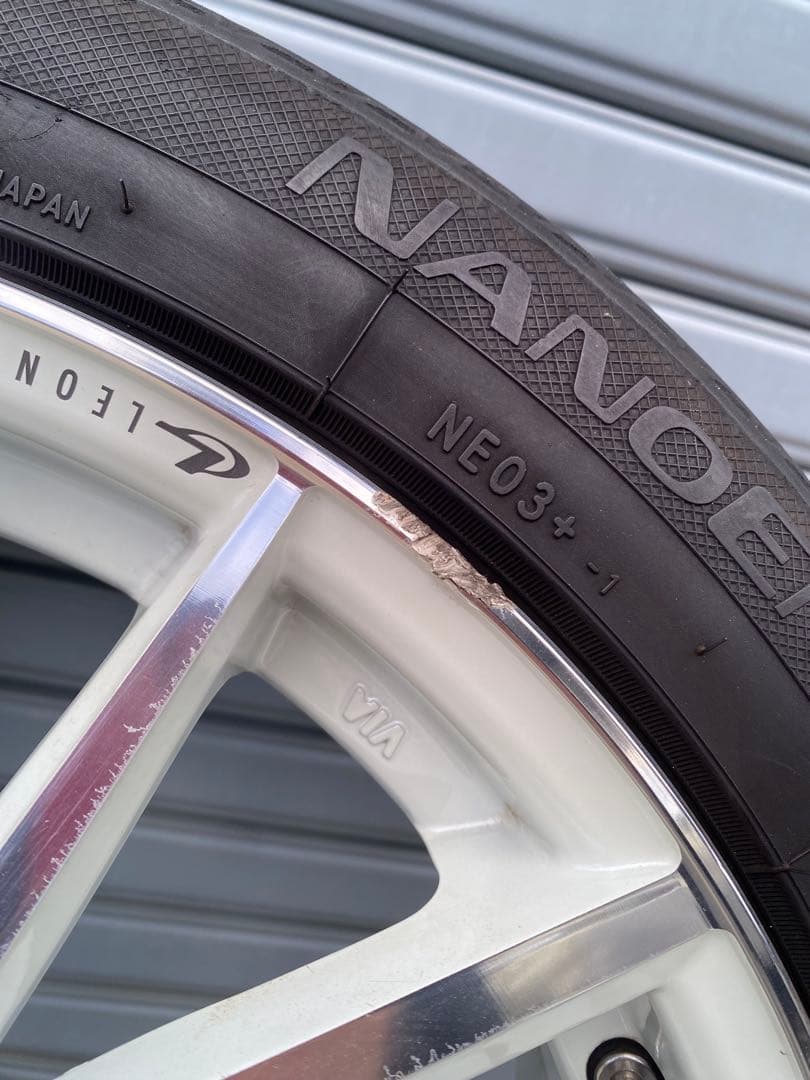 ちゃーちゃん 専用　18インチ　レオニスLV ホワイト&ポリッシュ