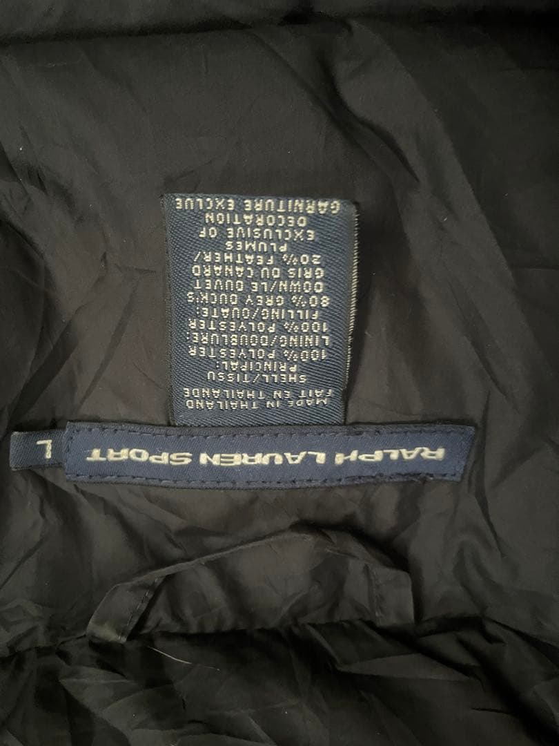 Ralph Lauren Sport ブラック ダウンベスト