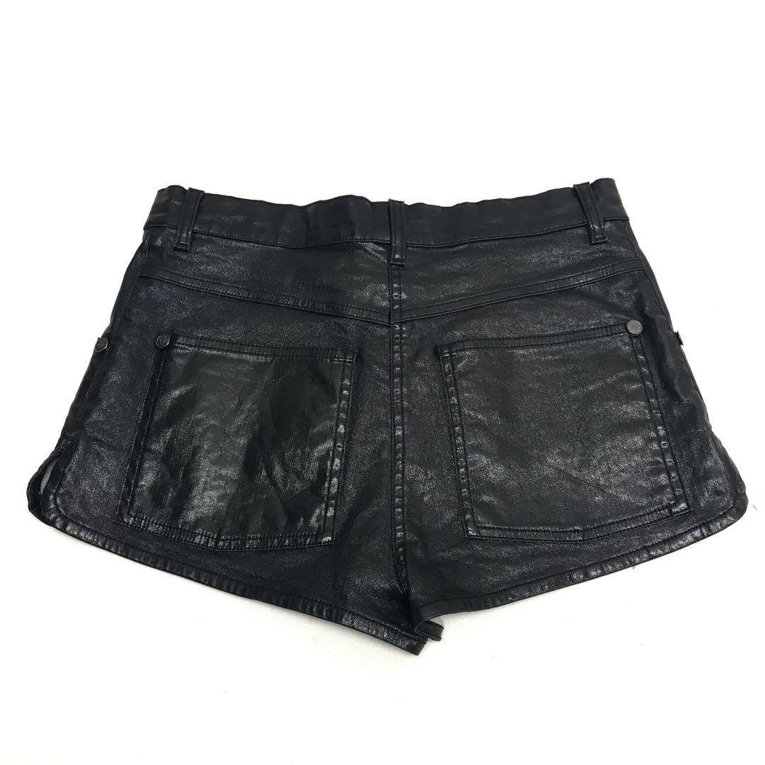 ☆未使用品☆CHANEL ショートパンツ デニム　ラメ　コーティング　黒　38