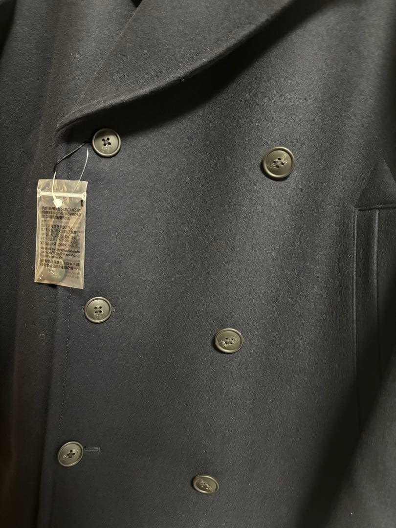 ＋Ｊ　ユニクロ　ピーコート L ネイビー