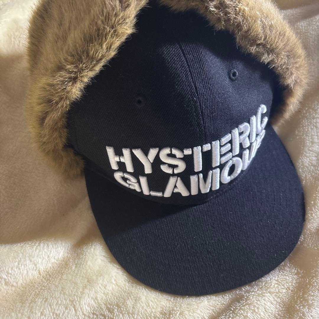 ヒステリックグラマーファー付きキャップ